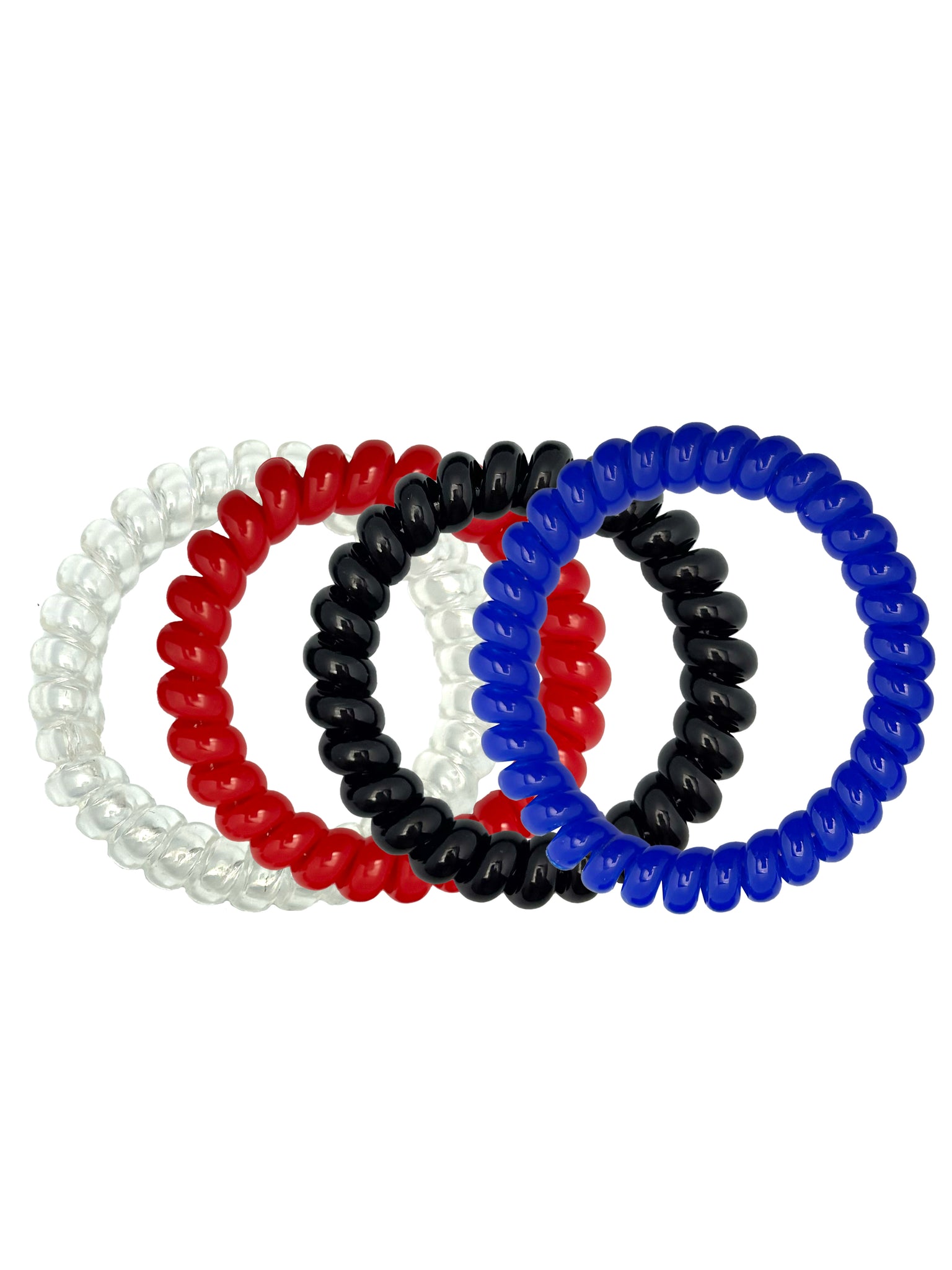 Spiralz Chewable Fidget Bracelets 4 Pack- Red