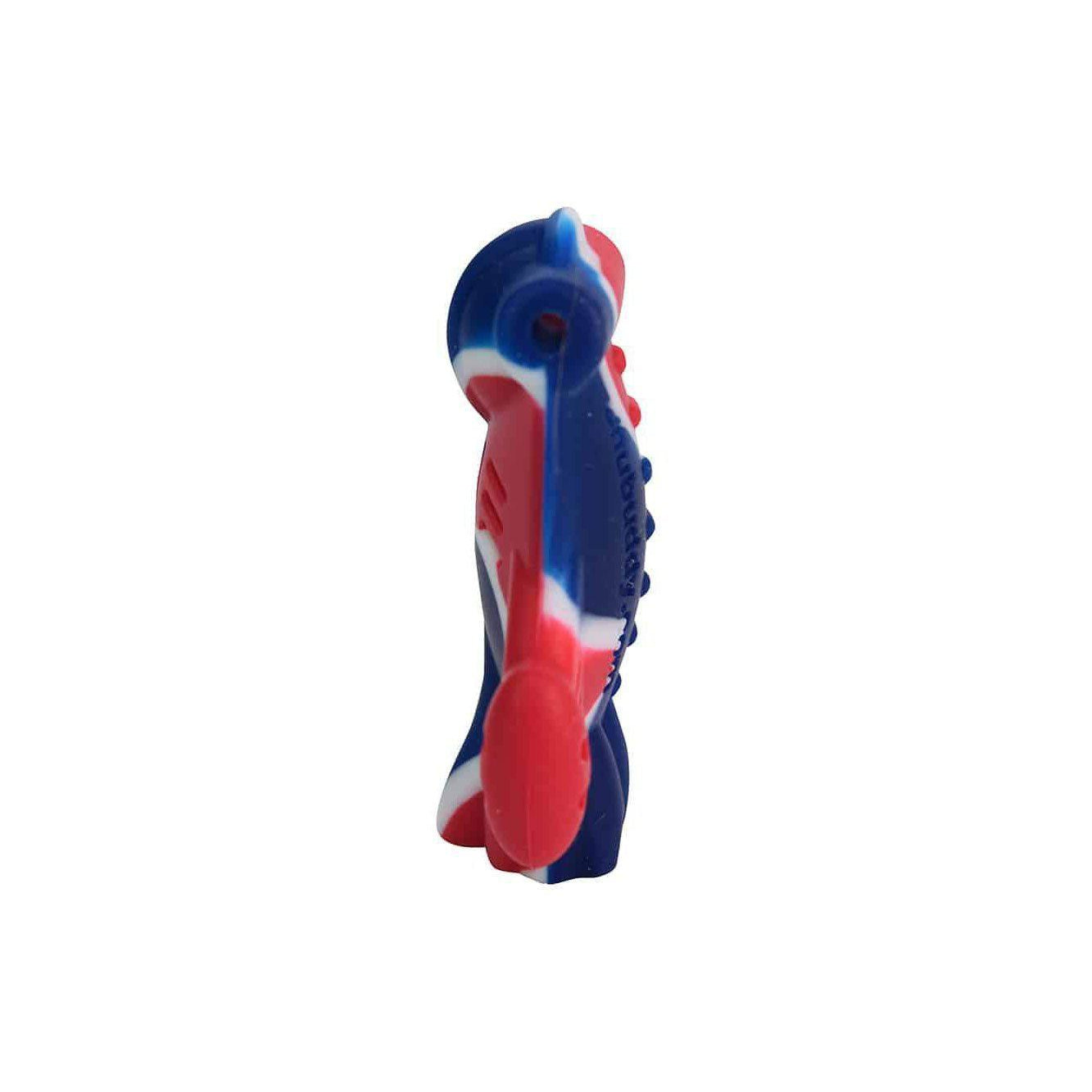 SpaceJet Chew Pendant With Break Away Clasp Necklace- Patriot Swirl Color