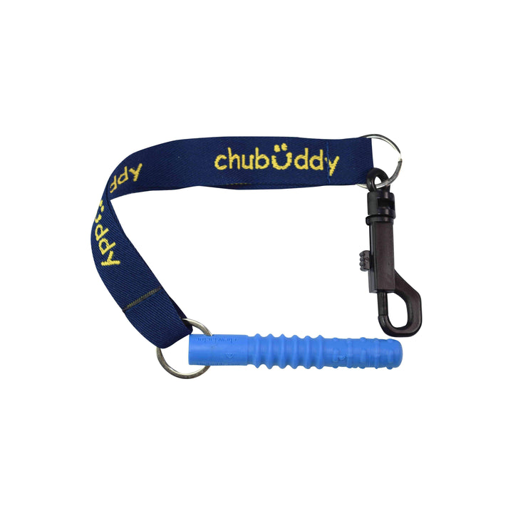 Tube Zilla Jr, Blue On Clip-On | 70A Durometer Soft | Chew Factor 3.0 Strong | For Smaller Mouths Strong chews Chubuddy 
