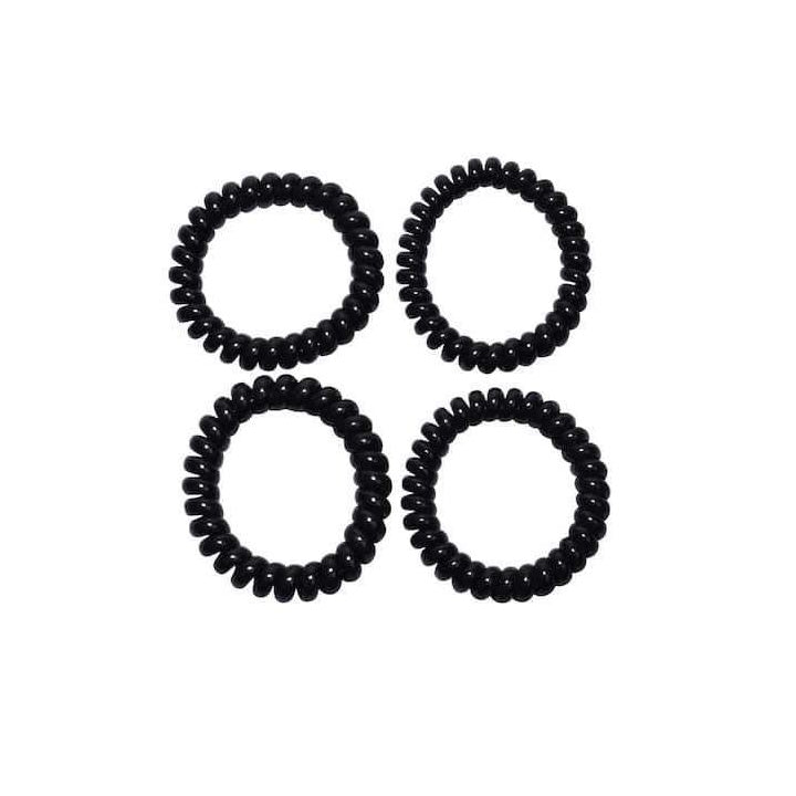 Spiralz Chewable Fidget 4 Bracelets, Black