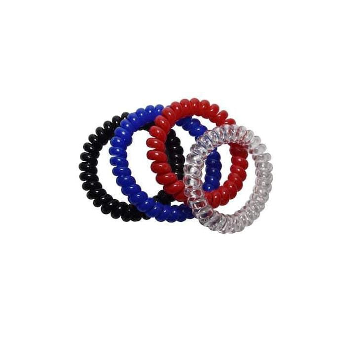 Spiralz Chewable Fidget 2 Bracelet/2 Necklace Spiralz Combo2, Black