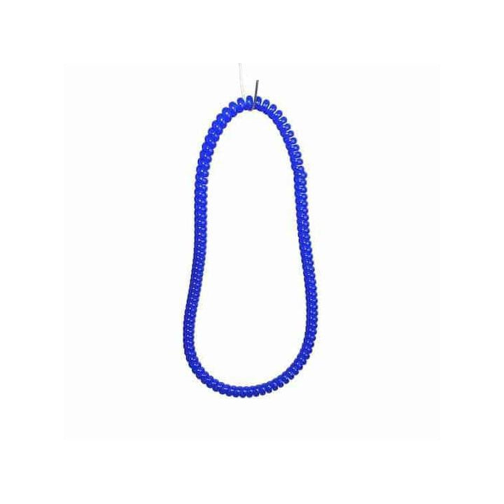 Spiralz Chewable Fidget 2 Bracelet/2 Necklace Spiralz Combo2, Blue