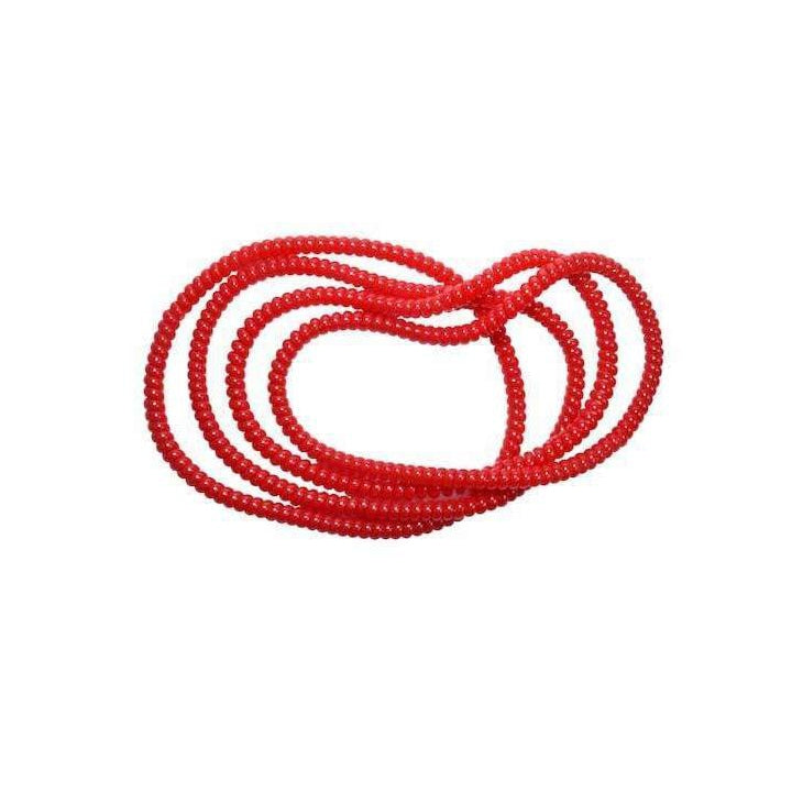 Spiralz Chewable Fidget 4 Necklaces for Autism, ADHD, Sensory Processing, Special Needs Boys and Girls- For Light Chewers Only- by chubuddy (Red) Bracelets Chubuddy 