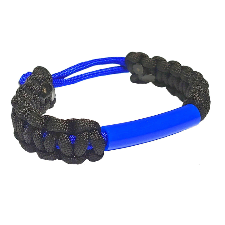 Parachewer Bracelet Blue, non-toxic, ballistic nylon bracelet with Slim Strong Tube- IMPORTANT: Pick correct size using the sizing chart- PARACHWR-BLU Bracelets Chubuddy 