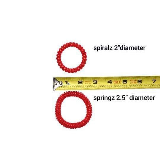 Spiralz Chewable Fidget 4 Bracelets for Autism, Red
