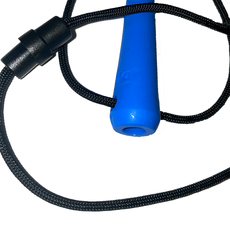 SMOOTH Tube Zilla, Blue  | 70A Durometer Soft | Chew Factor 3.0 Strong | For Larger Mouths