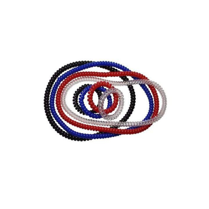 Spiralz Chewable Fidget 2 Bracelet/2 Necklace Spiralz Combo2, Ice Clear