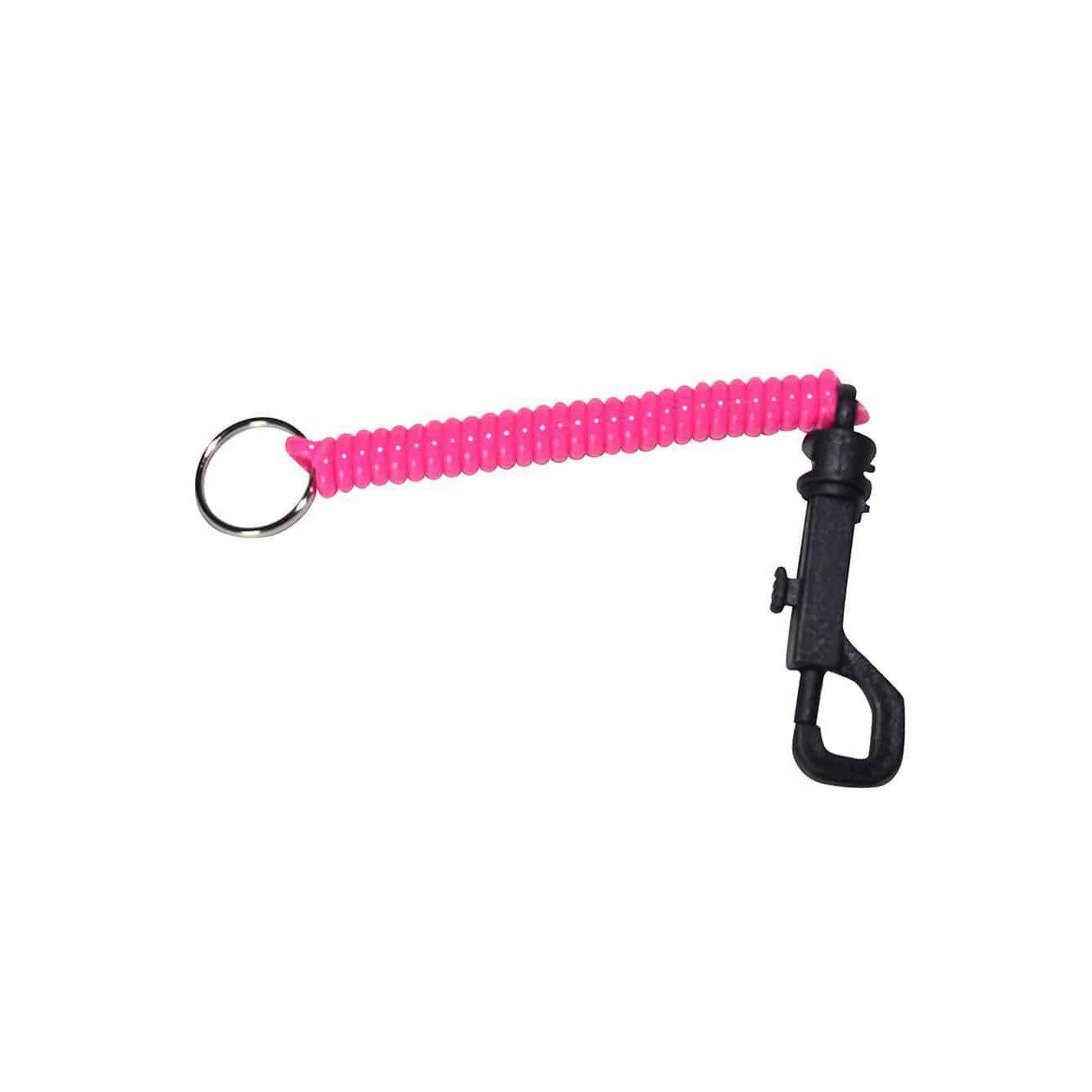 Springz Chew Holder-Pink With Natural Strap