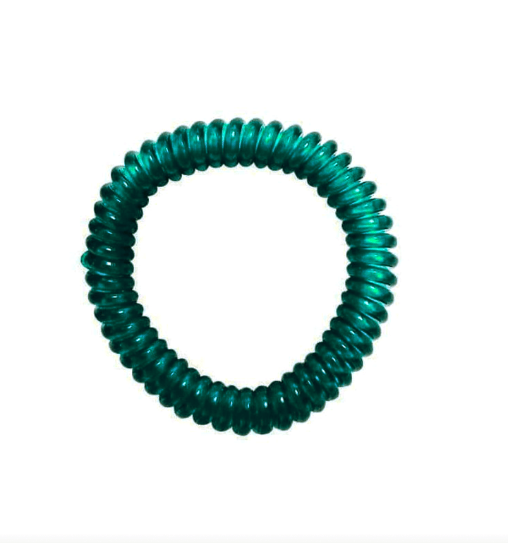 springz Chew Bracelet- Clear Teal Green Color Bracelets Chubuddy 