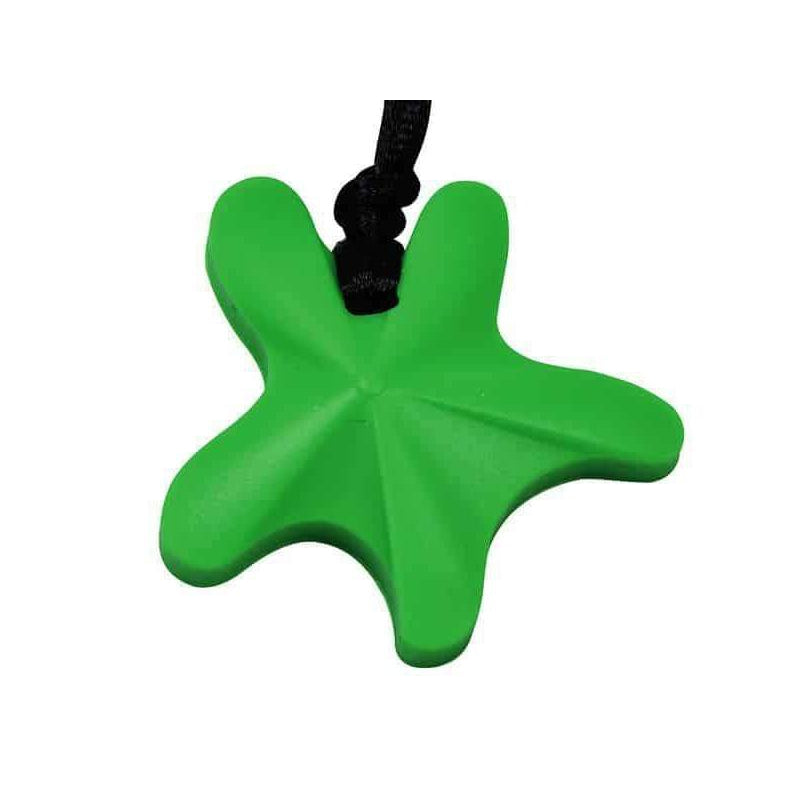 Starfish Chew Pendant- Fern Color