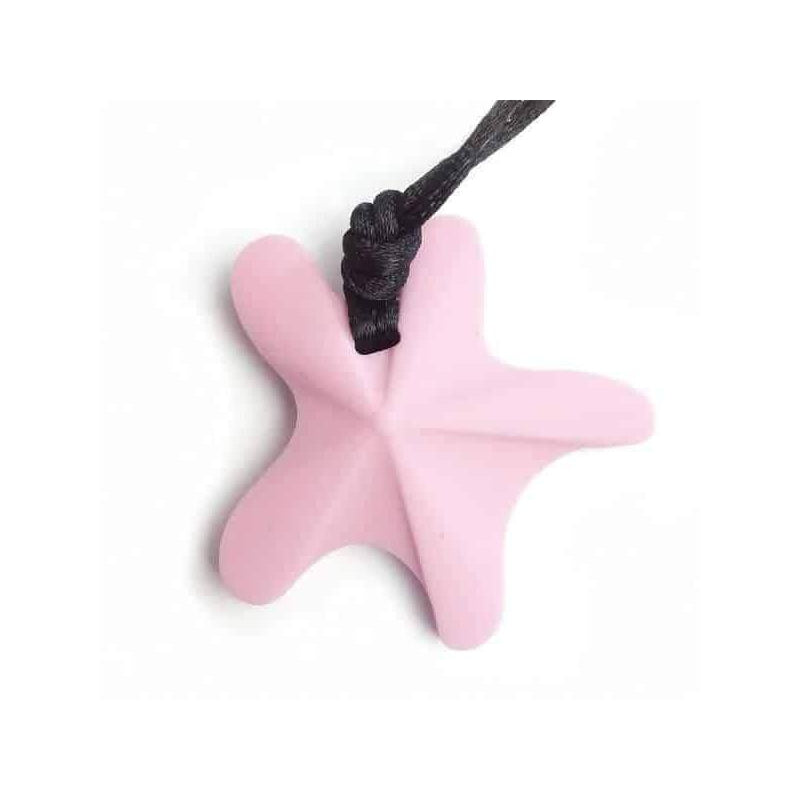 Starfish Chew Pendant- Pink Color
